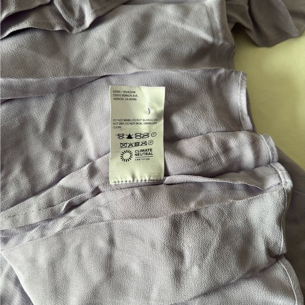 Reformation Lavender Tiered Ruffle Midi Dress - Picture 12 of 12